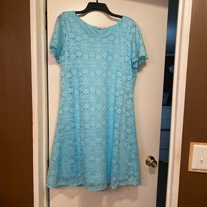 Beautiful aqua colored women’s dress
